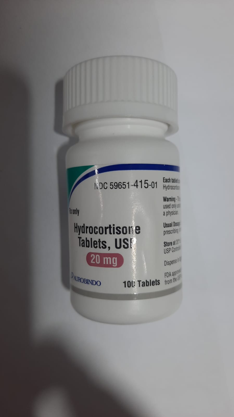 Hidrocortisona 20 mg | Insuficiencia Suprarrenal | Lab Audibino