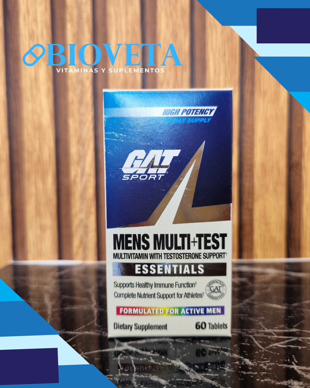 GAT MULTI VITAMIN + TEST 60 CT