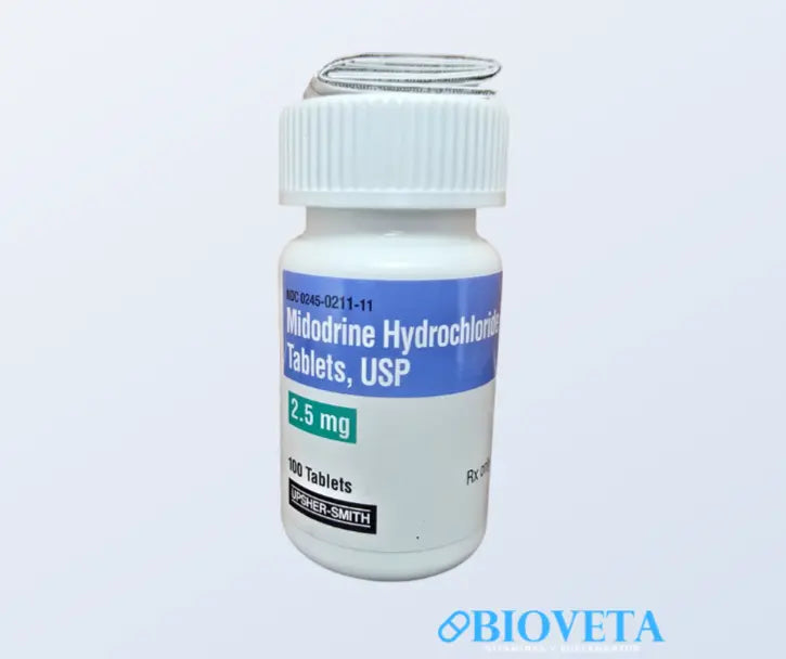 MIDODRINA 2.5 MG 100 TABLETAS Bioveta
