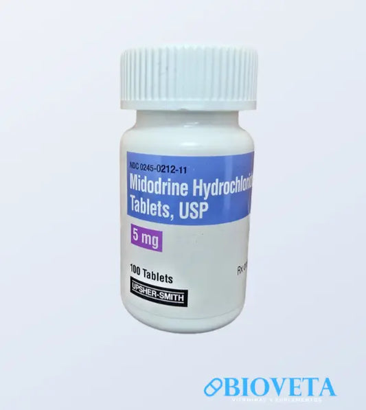 MIDODRINA 5 MG 100 TABLETAS Bioveta