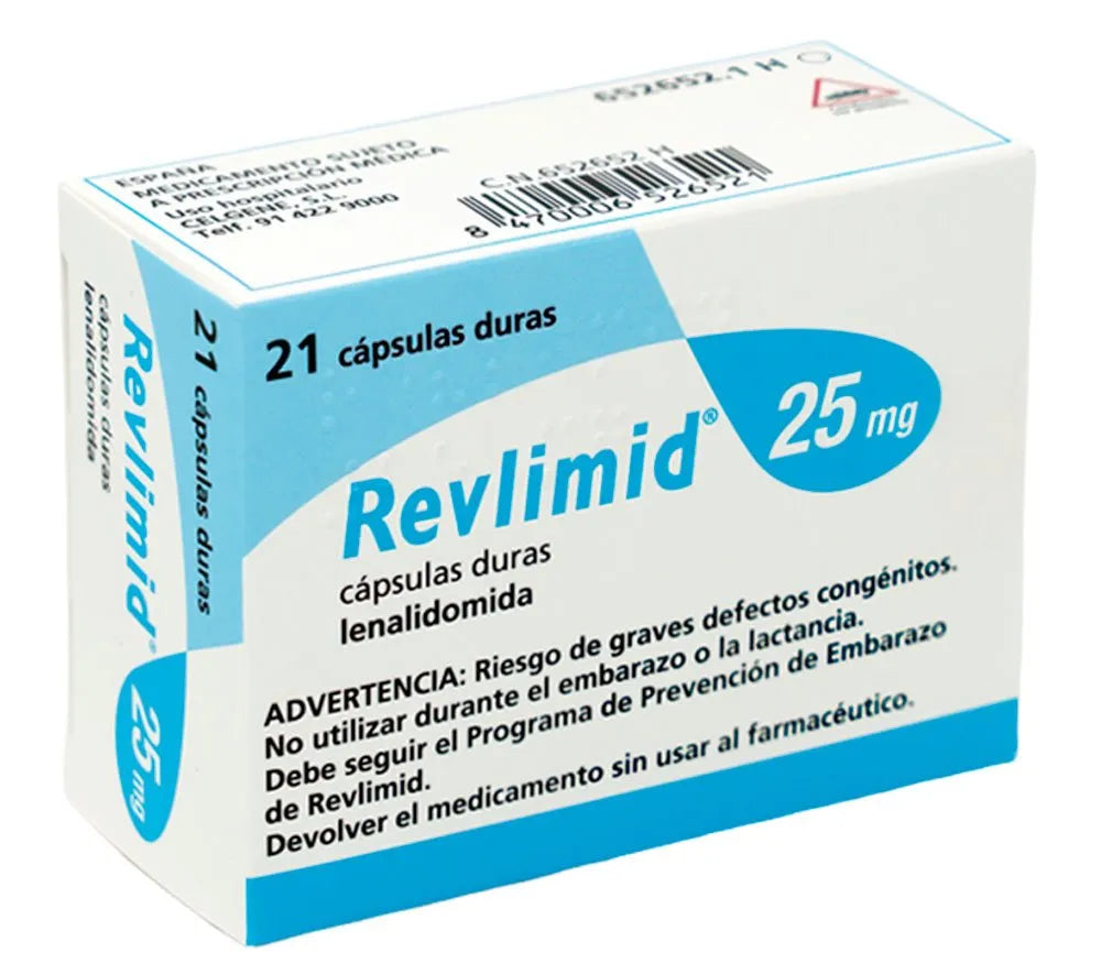 Revlimid 25 mg 21 Cápsulas (Lenalidomida) | Bioveta