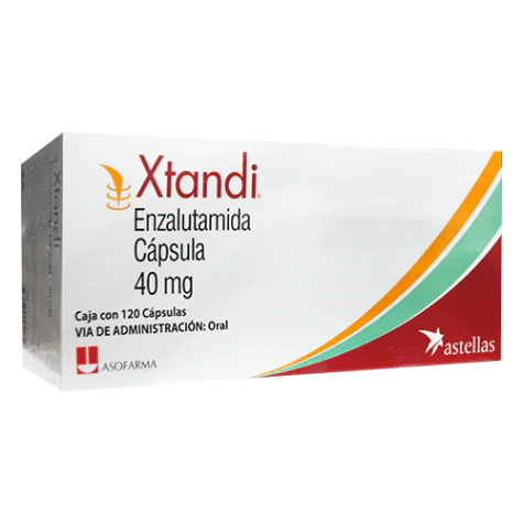 Xtandi 40 mg 120 Cápsulas (Enzalutamida) | Bioveta