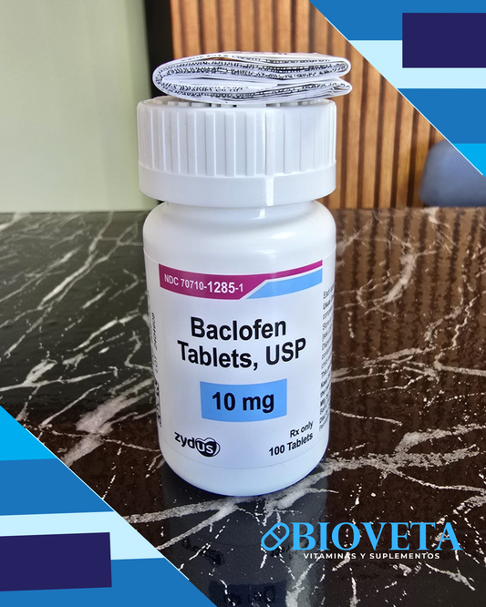 BACLOFENO TABLETAS 10 MG C/100 LAB ZYDUS