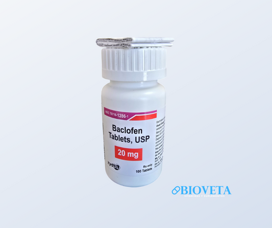 BACLOFENO  20 MG C/100 TABLETAS