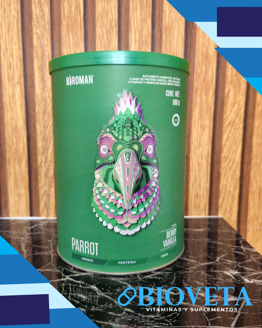 Parrot Greens & Protein Berry Vainilla 900 gr - 30 Servicios