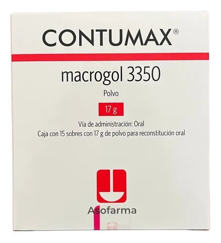 Contumax | Macrogol 3350 17 g | 15 Sobres | Laxante Osmótico