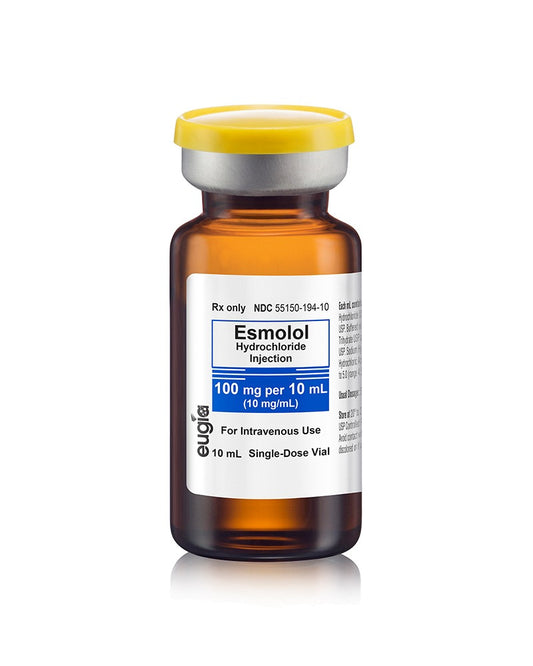 Esmolol 10 mg/ml | Betabloqueador | Control de Arritmias | Lab Eugia
