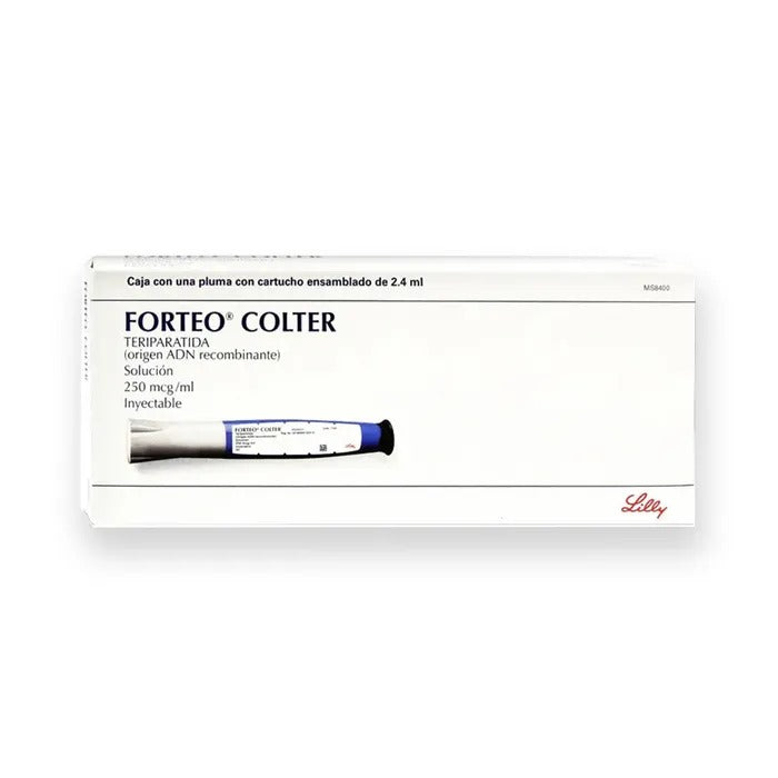 Forteo 2.4 mL | Teriparatida | Solución Inyectable | Osteoporosis Severa | Eli Lilly