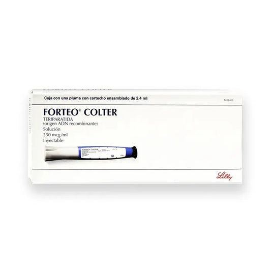 Forteo 2.4 mL | Teriparatida | Solución Inyectable | Osteoporosis Severa | Eli Lilly