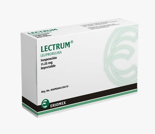 Lectrum 11.25 mg | Leuprorelina | Suspensión Inyectable | Cáncer de Próstata | Eriomex