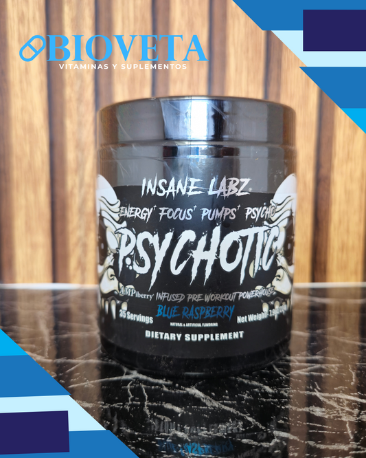 INS PSYCHOTIC *BLACK* 35 SERV BLUE RASPBERRY