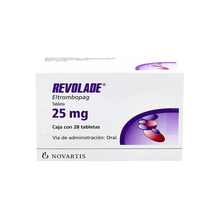 Revolade 25 mg | Eltrombopag | Trombocitopenia Inmune | Novartis