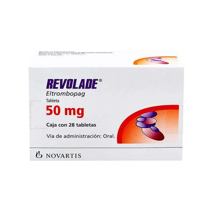 Revolade 50 mg | Eltrombopag | Trombocitopenia Inmune | Novartis