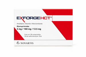 Exforge HCT 5 mg/160 mg/12.5 mg 28 Comprimidos | Bioveta