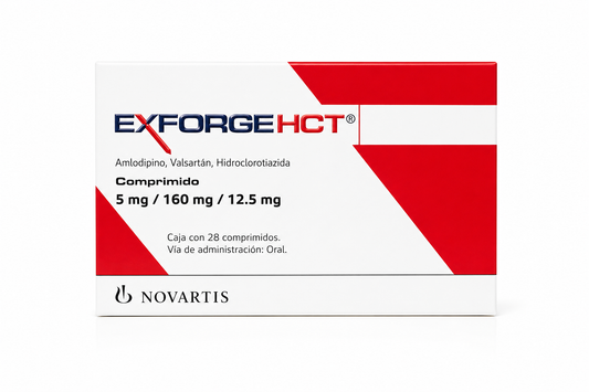 Exforge HCT 5 mg/160 mg/12.5 mg 28 Comprimidos | Bioveta