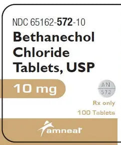 Betanecol Tabletas 10 mg 100 Tabletas Bioveta