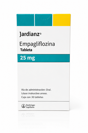 Jardianz 25 mg (Empagliflozina) 30 Tabletas | Bioveta