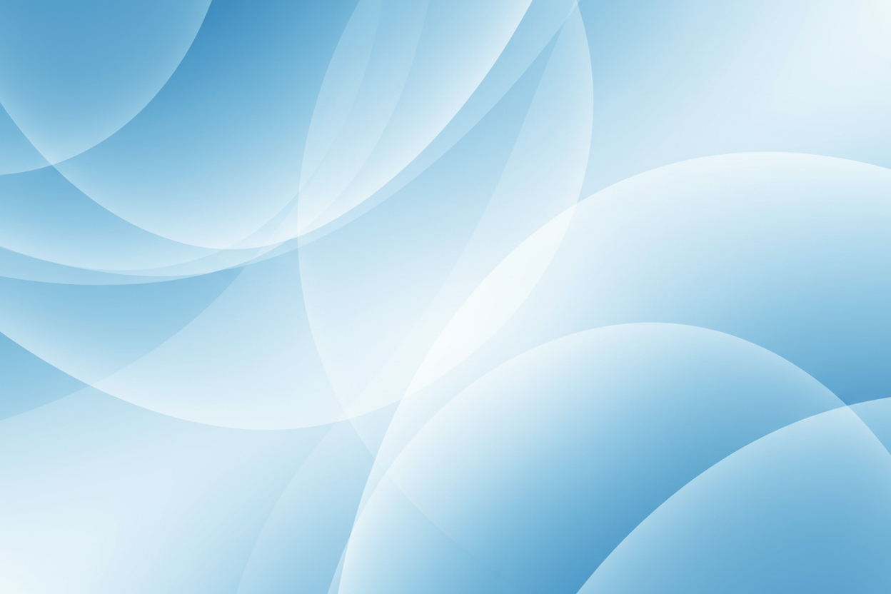 un fondo translucido con colores azul y blanco